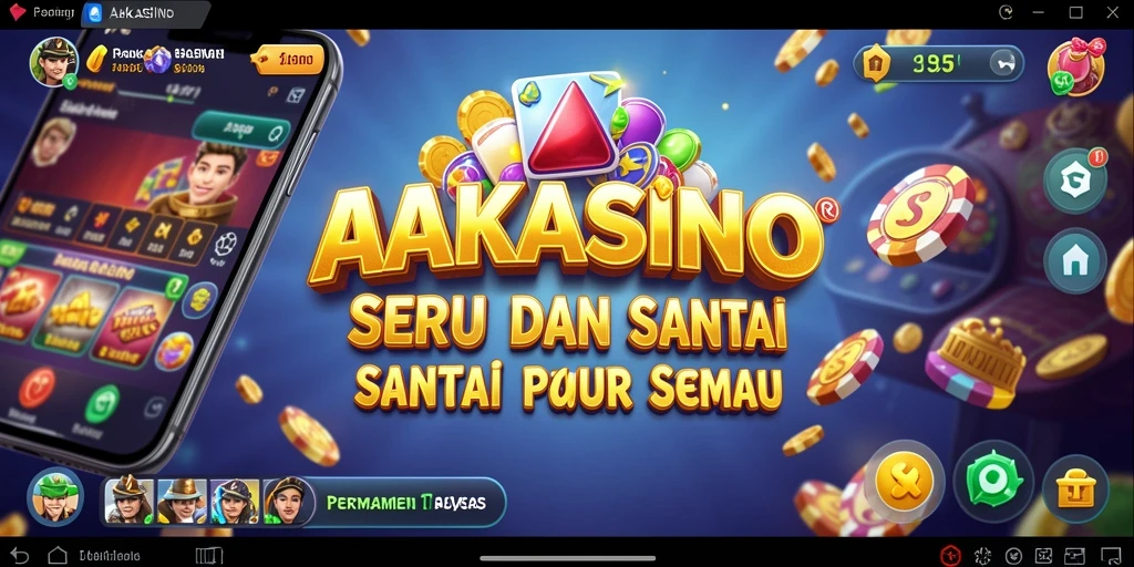 Tampilan gameplay AAKASINO dengan berbagai mini-games yang menarik.