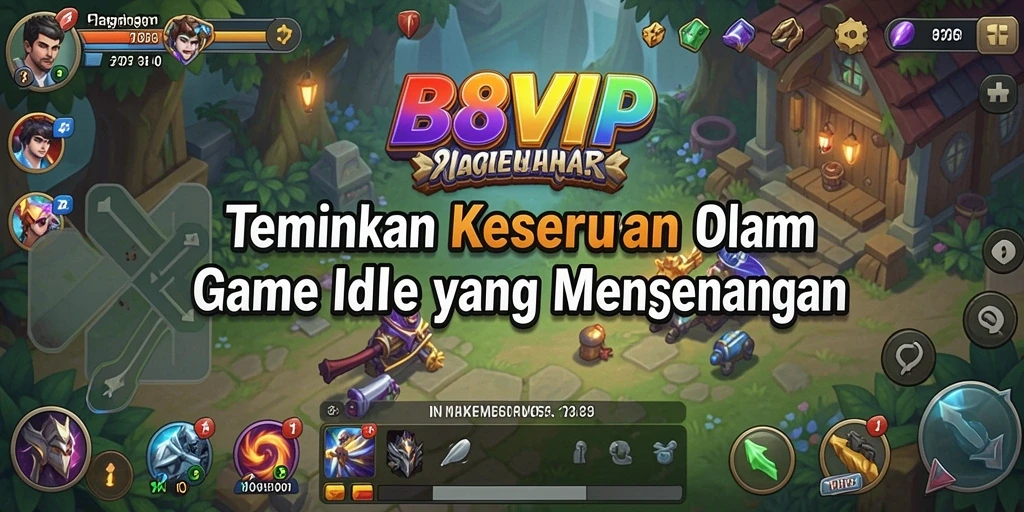 Tampilan gameplay B8VIP dengan elemen Idle yang menyenangkan.