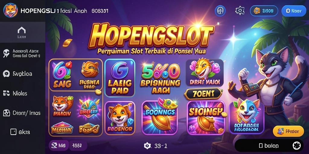 Tampilan gameplay HOPENGSLOT yang seru dan mengasyikkan.