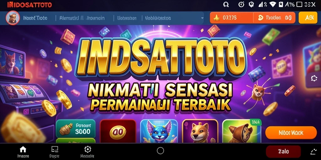 Tampilan gameplay Slot INDOSATTOTO yang menarik dan interaktif.