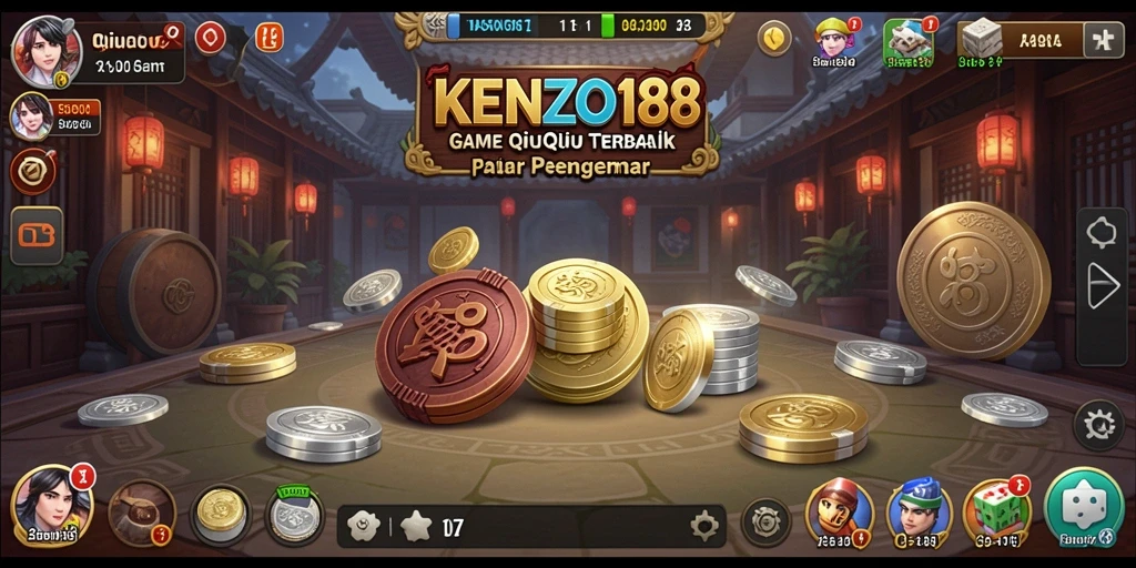 Tampilan gameplay QiuQiu yang menarik dan interaktif.