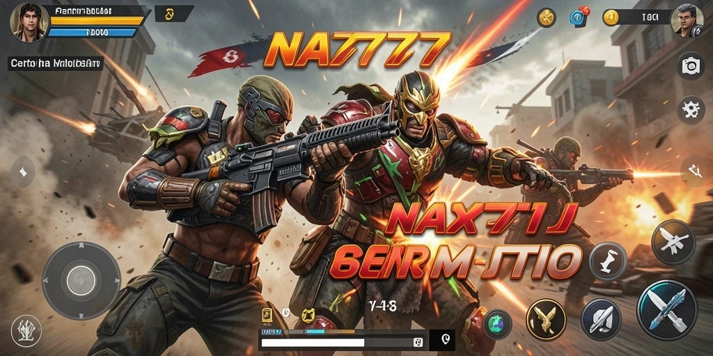 Tampilan seru gameplay Action NA777 yang mendebarkan.