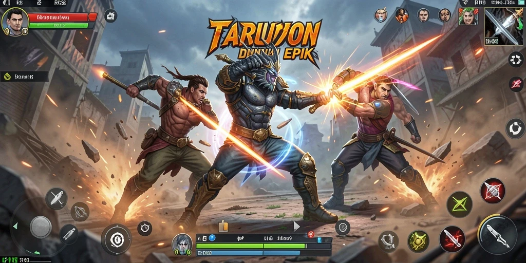 Tampilan gameplay RK88 yang mendebarkan dan penuh aksi.