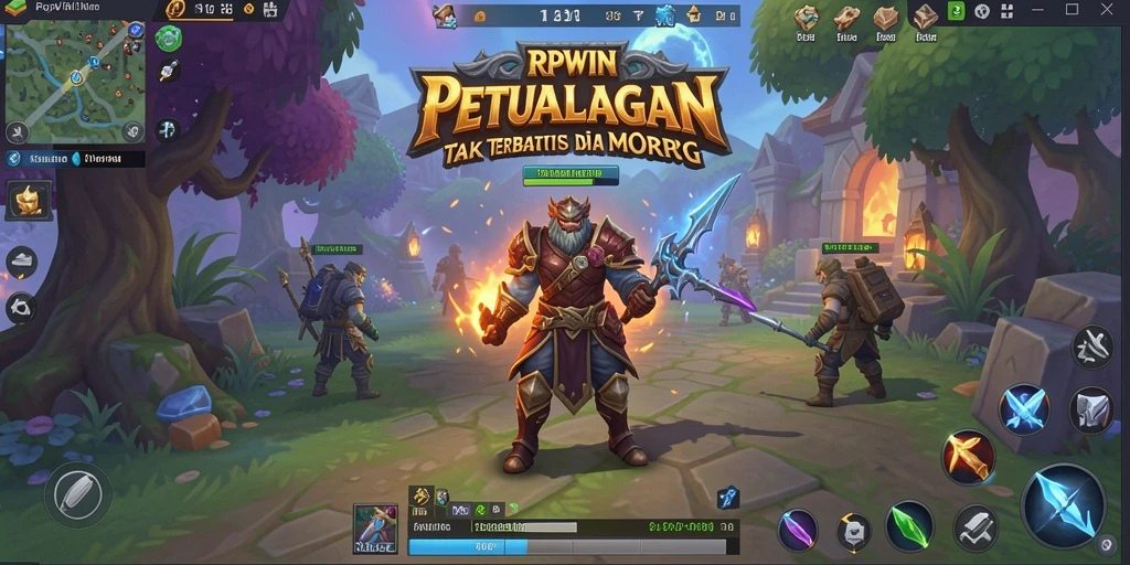 Pengalaman gameplay seru dalam dunia MMORPG yang luas.