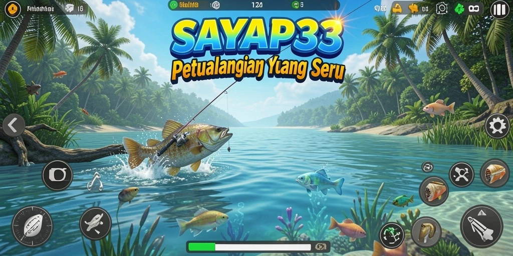 Screenshot gameplay fishing yang menarik di SAYAP33.