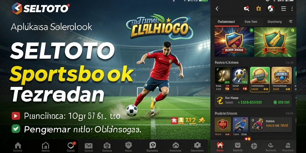Tampilan permainan SELTOTO yang menawan dalam aplikasi Sportsbook.
