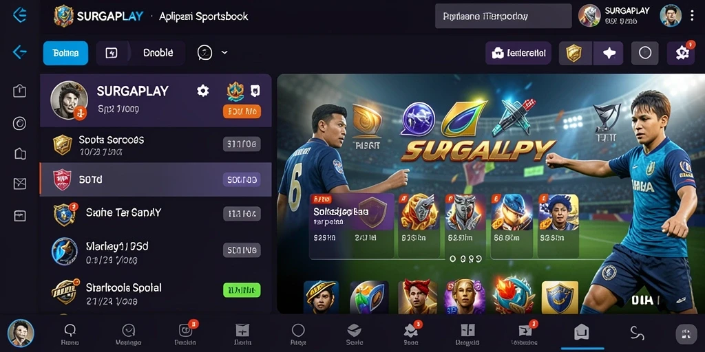 Tampilan gameplay menarik dari <strong>SURGAPLAY</strong> saat bertaruh pada olahraga.