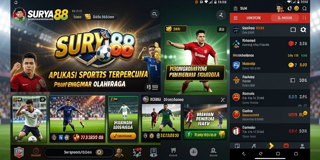 Tampilan gameplay menarik dari aplikasi Sportsbook SURYA88.