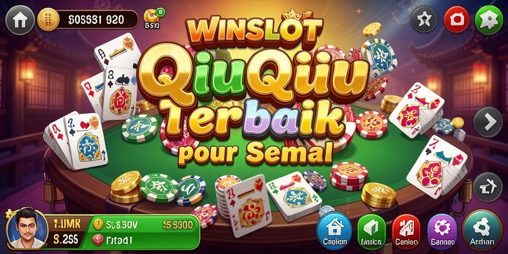 Tampilan gameplay QiuQiu WINSLOT yang seru dan menarik.